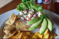 mixed ceviche el sabor de mi tierrra 
 - Costa Rica