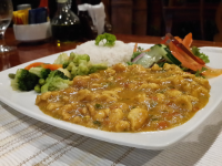 Caribbean Style Sweet Coconut Milk Chicken Curry Tabanuco Restaurant
 - Costa Rica