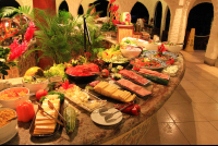 tabacon dinner buffet display 
 - Costa Rica