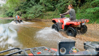 atv nosara tour racing to the end of the river
 - Costa Rica