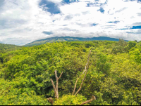 Rincon De La Vieja Volcano Cloudy Day View At The White River Canyon Zip Line Rincon De La Vieja
 - Costa Rica