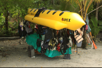 banana boat waiting 
 - Costa Rica