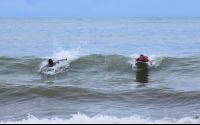 dominicalito waverider paddling 
 - Costa Rica