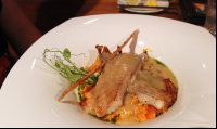 don rufinos tilapia over cab risotto 
 - Costa Rica