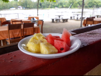 fruit plate perla del sur restaurant 
 - Costa Rica