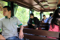 Monteverde train tour looking out 
 - Costa Rica