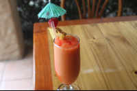 mixed fruit smoothie costacoral 
 - Costa Rica