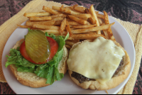 Juicy Cheeseburger With French Fries
 - Costa Rica