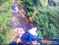 Aerial View Of The River From The White River Canyon Zip Line Rincon De La Vieja
 - Costa Rica