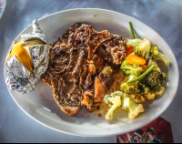 Imported T Bone Steak At Marisqueria Corcovado Puerto Jimenez
 - Costa Rica