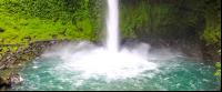 fotuna waterfall plunge pool 
 - Costa Rica