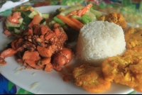 miss junies restaurant mixed seafood 
 - Costa Rica