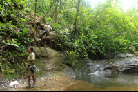 jungle adventure rappeling guide 
 - Costa Rica