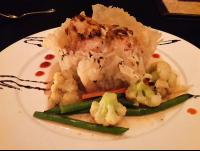 Red Snapper Wrapped In Tempura Shell At Buddha Eyes Restaurant
 - Costa Rica