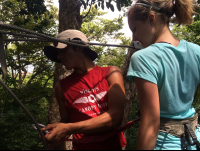 guide strapping in wingnutscanopy 
 - Costa Rica