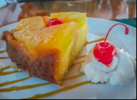 Upside Down Pineapple Cake Back Profile
 - Costa Rica