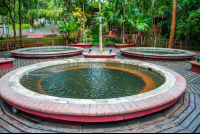 Three Hot Spring Cement Pool In Borinquen Property Rincon De La Vieja Volcano
 - Costa Rica