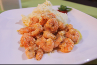 shrimp in garlic sauce hotelpuertocarrillo 
 - Costa Rica