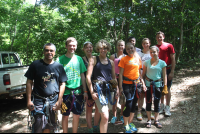 whole group after wingnuts tour 
 - Costa Rica