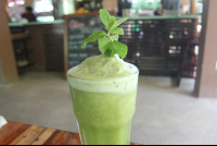 organic mint ginger lemonade olam restaurant santa teresa 
 - Costa Rica