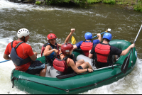 smiling on rapids 
 - Costa Rica