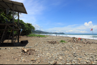 dominical beach attraction lifeguard station 
 - Costa Rica