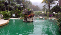 paradise hotsprings main pool waterfall 
 - Costa Rica